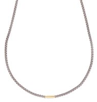 Halskette Mano-J. Herr in Titan Diamante Black CATSCOGIRTBAOG